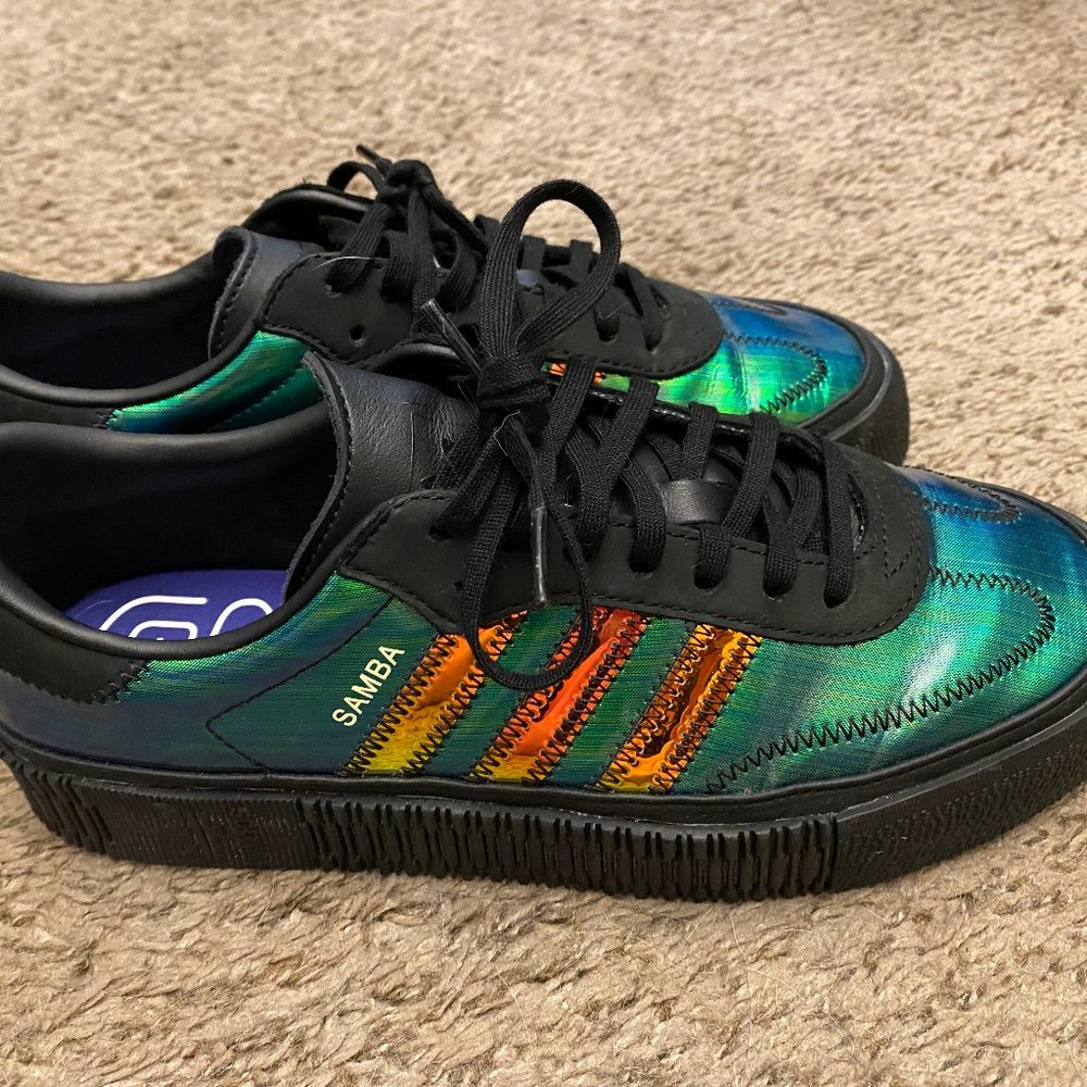 Adidas Samba Out Loud | Reflective Green/Orange/Gold